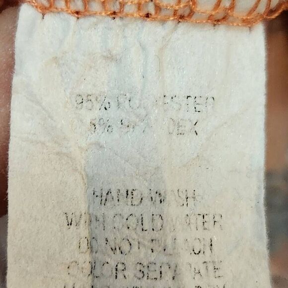 SJS sleeveless tunic top textured floral print light coral with ruffle small - Picture 6 of 8